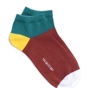 Calcetines multicolor tobilleros orgánicos