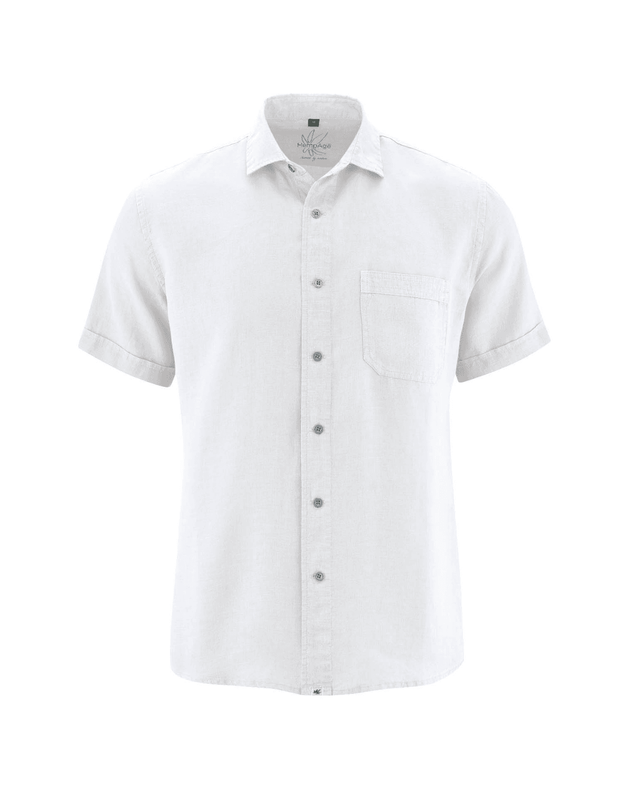 Camisa manga corta de hombre 100% cáñamo - Imagen 4