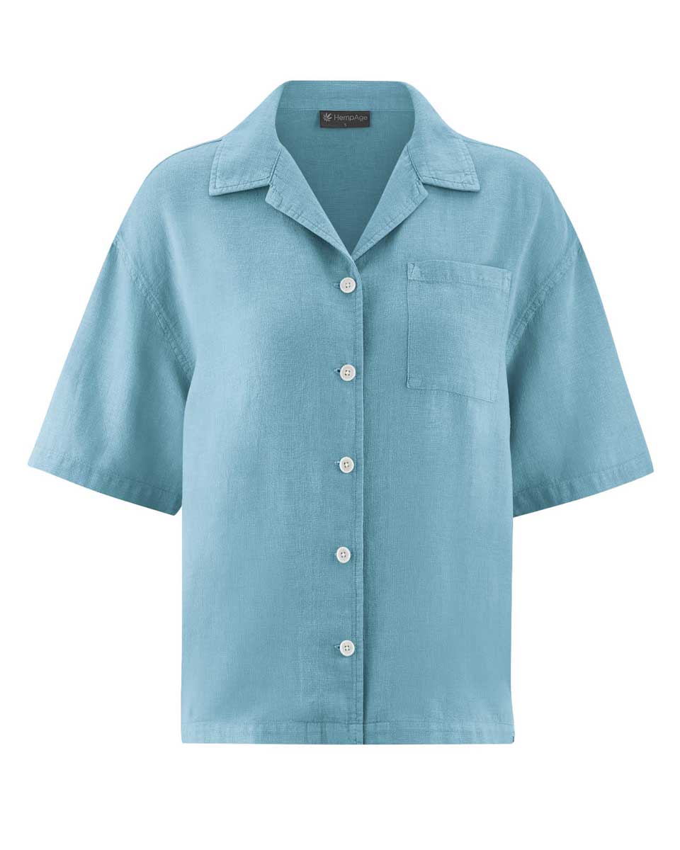 Camisa casual mujer de manga corta ecológica - Imagen 6