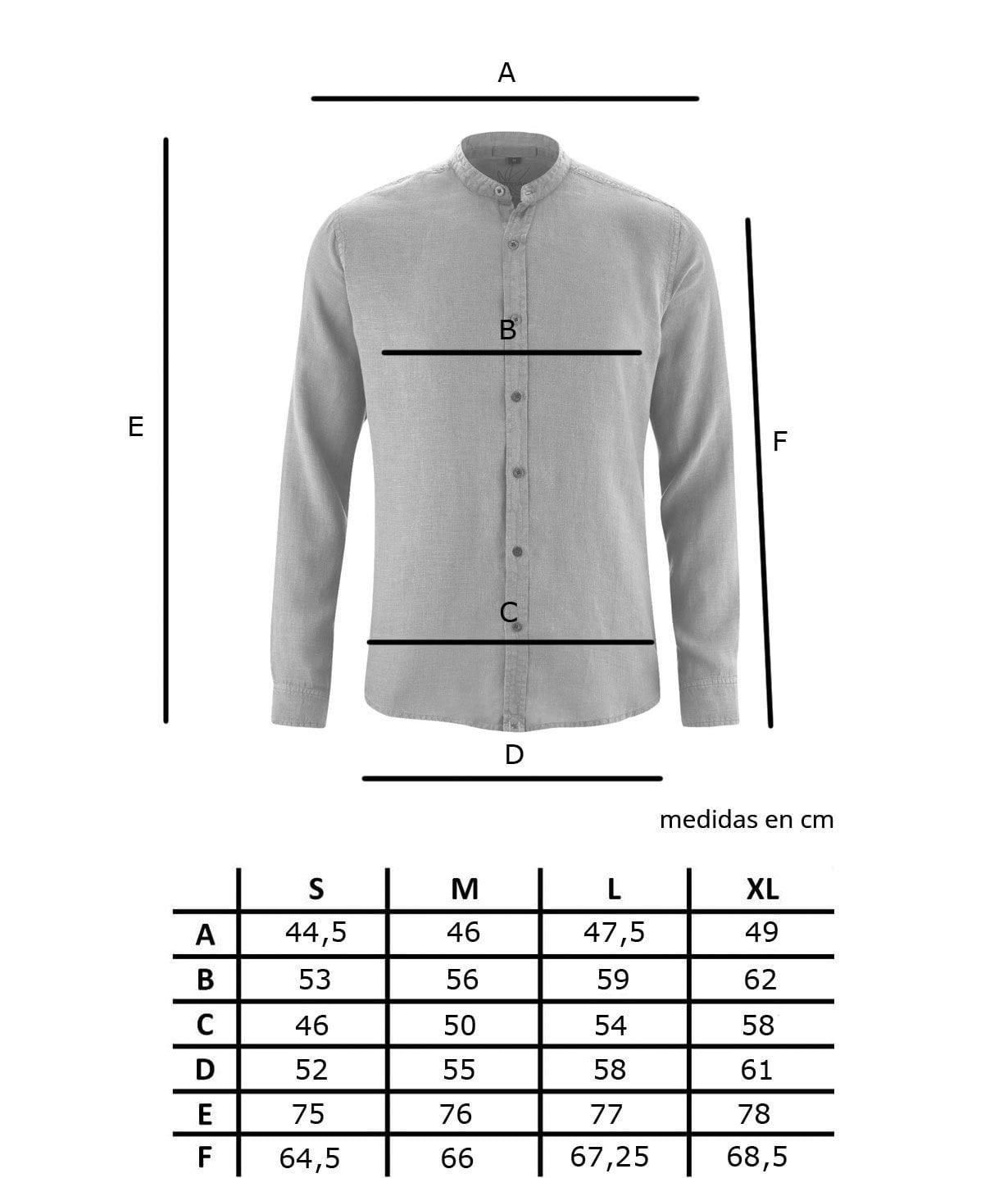 Camisa cuello mao verde hombre. Tejido 100% cáñamo - Imagen 3