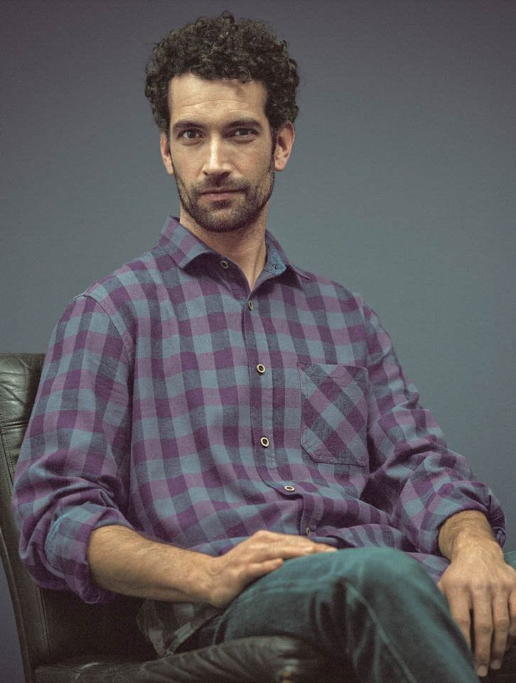 Camisa de cuadros hombre. Ropa de cáñamo y algodón orgánico