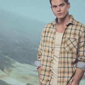 Camisa de leñador de cáñamo y algodón orgánico