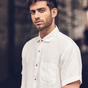 Camisa manga corta de hombre 100% cáñamo