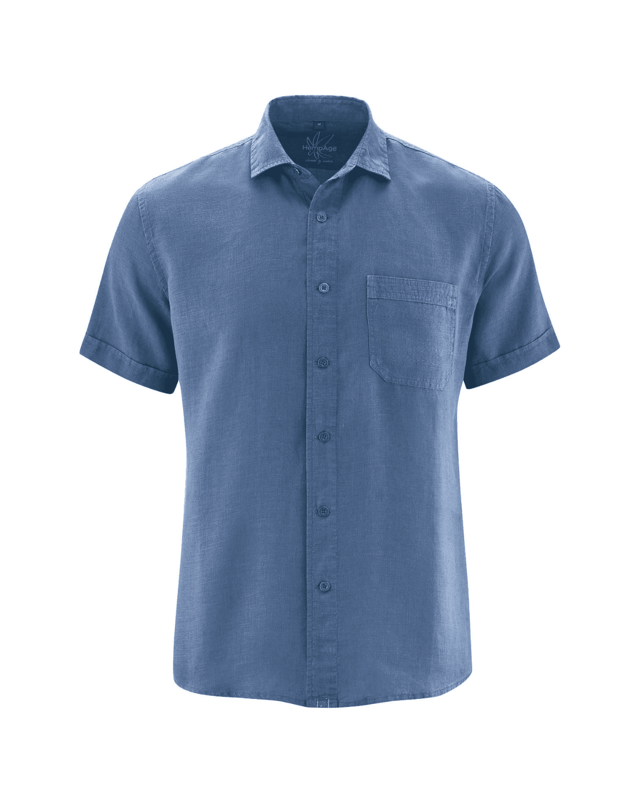 Camisa manga corta de hombre 100% cáñamo - Imagen 3