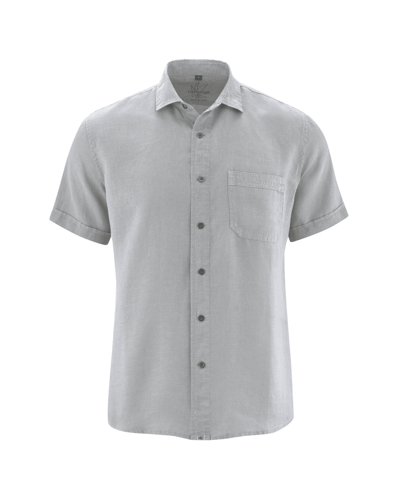 Camisa manga corta de hombre 100% cáñamo - Imagen 6