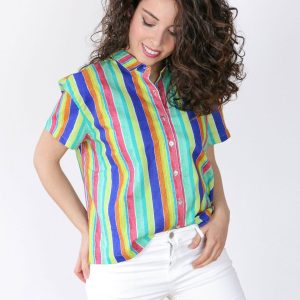 Camisa mujer coral de algodón orgánico