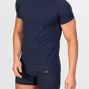 Camiseta cuello redondo hombre algodón egipcio