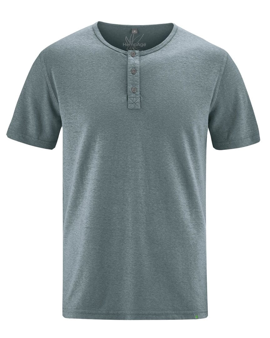 Camiseta de cuello henley ecológica - Imagen 8