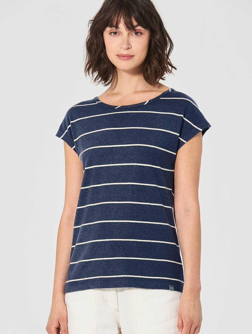 Camiseta de rayas 100% ecológica para mujer - Imagen 5