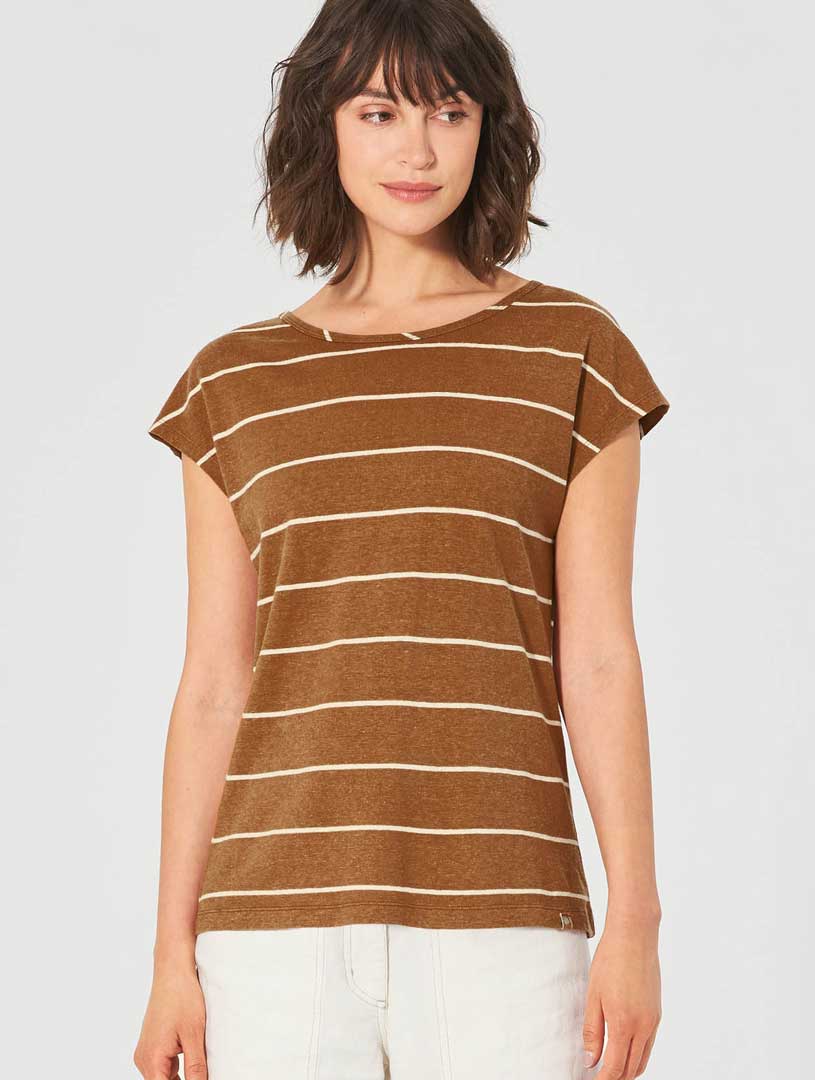 Camiseta de rayas 100% ecológica para mujer - Imagen 6
