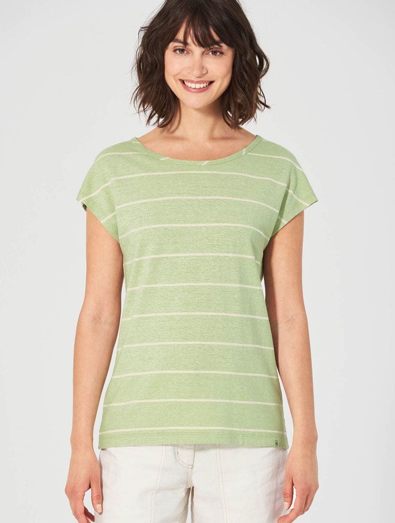 Camiseta de rayas 100% ecológica para mujer - Imagen 3