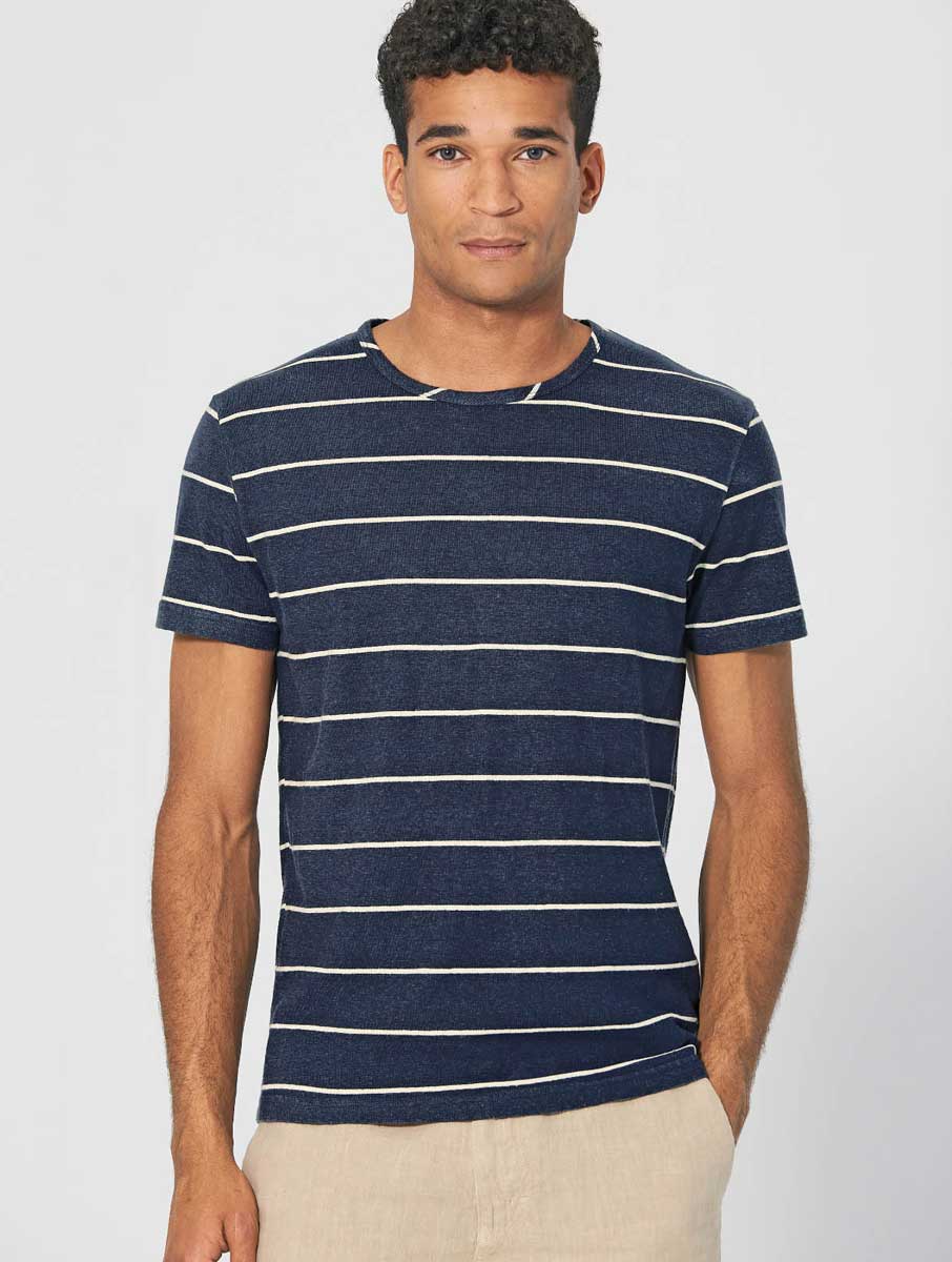 Camiseta de rayas hombre 100% ecológica - Imagen 4