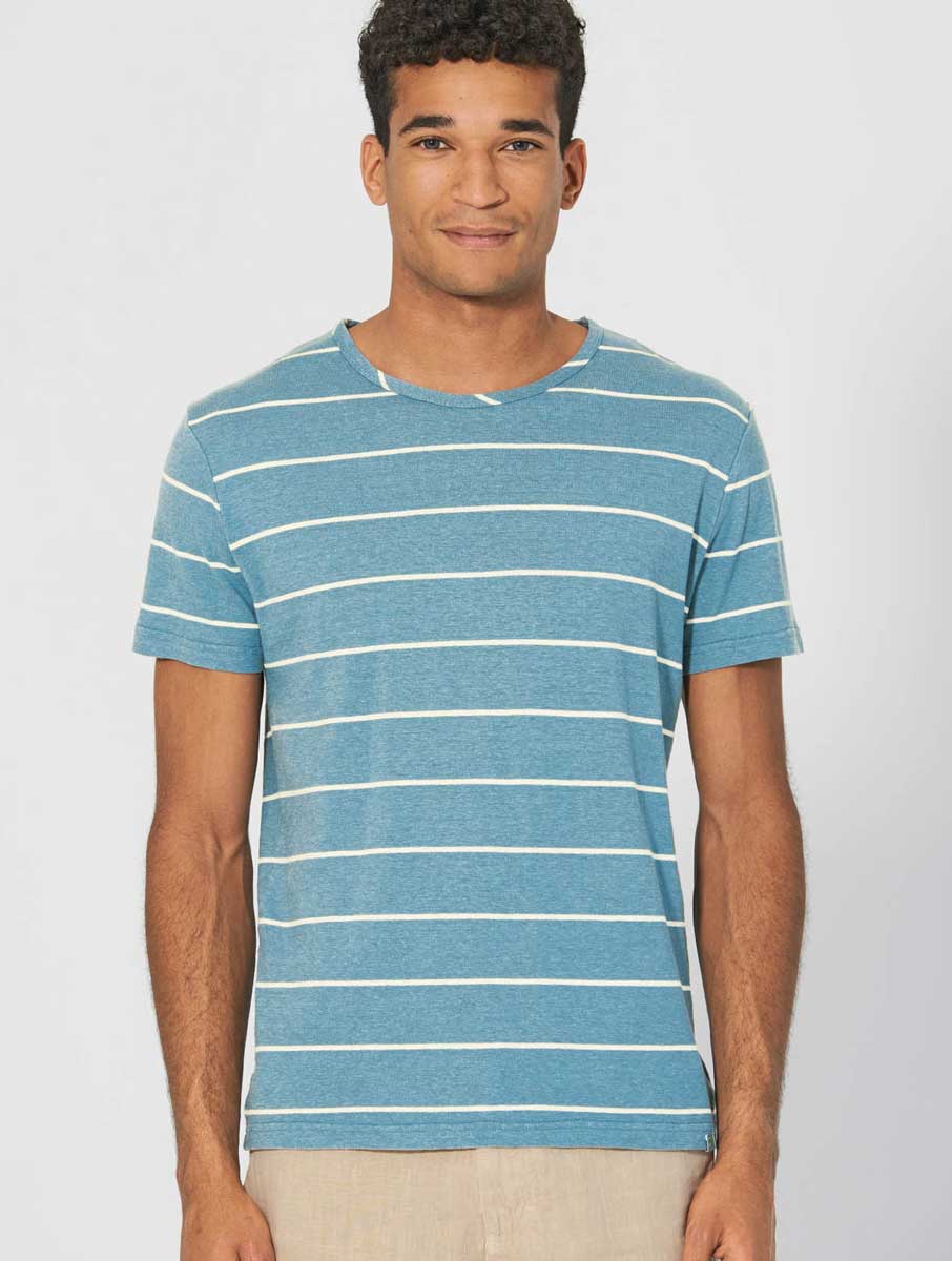 Camiseta de rayas hombre 100% ecológica - Imagen 3