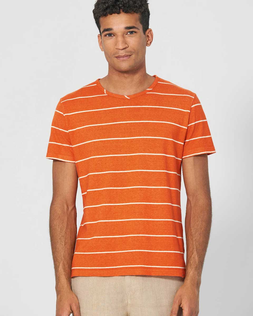 Camiseta de rayas hombre 100% ecológica - Imagen 7