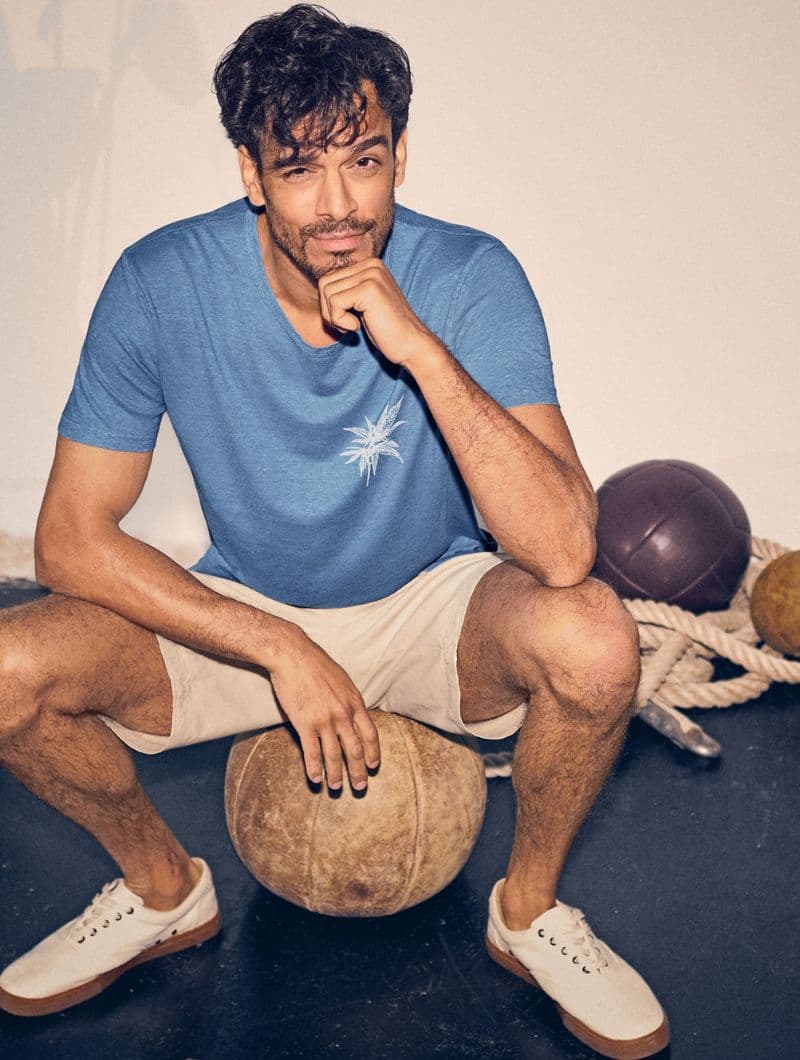 Camiseta estampado hoja de cáñamo para hombre - Imagen 9