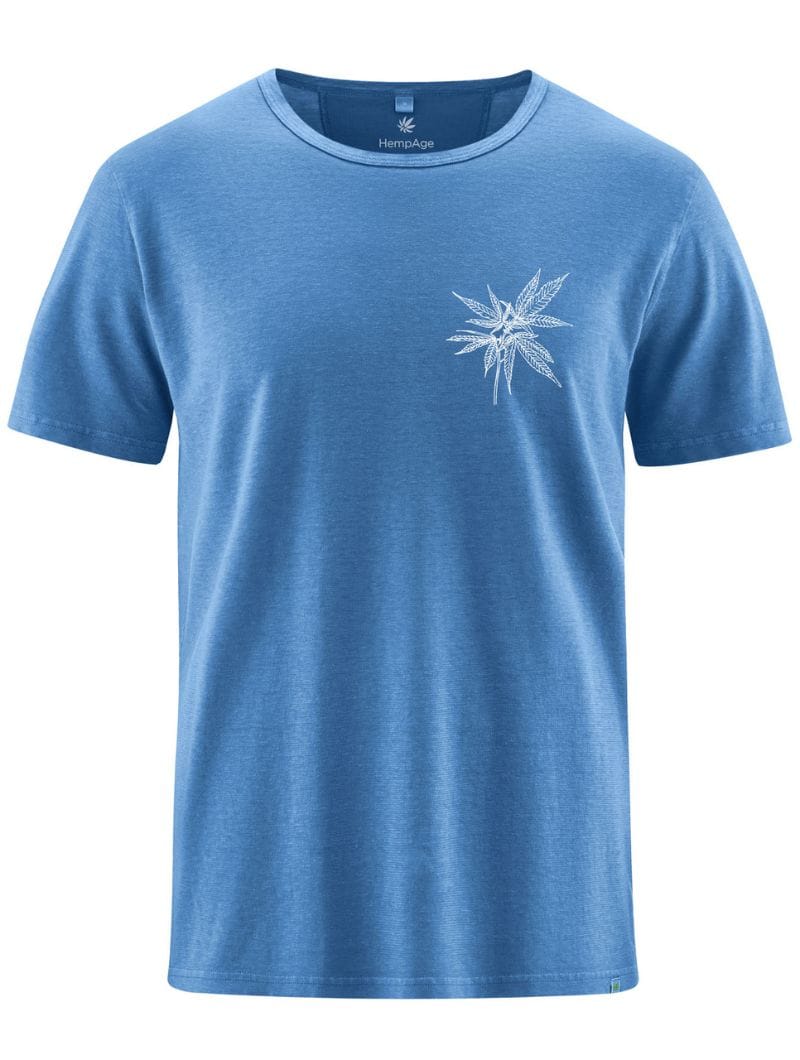 Camiseta estampado hoja de cáñamo para hombre - Imagen 7