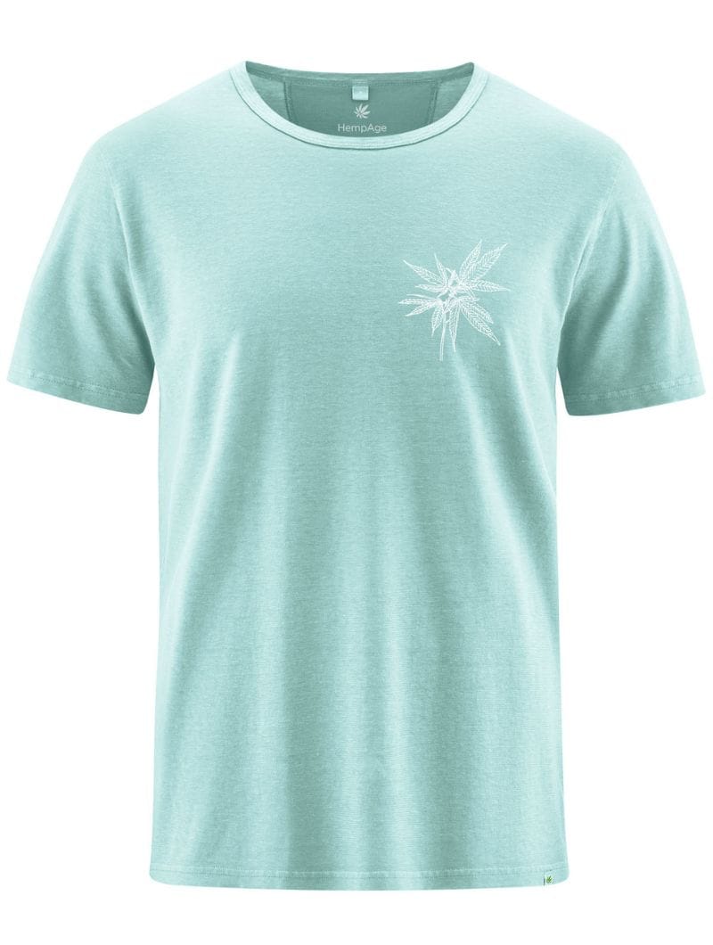 Camiseta estampado hoja de cáñamo para hombre - Imagen 6