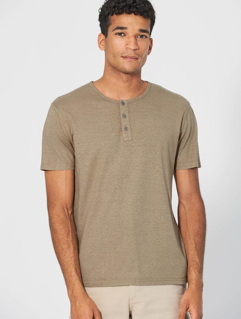 Camiseta de cuello henley ecológica - Imagen 5