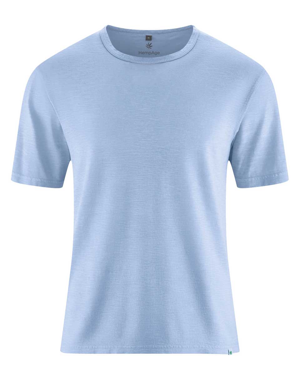 Camiseta hombre mezcla de cáñamo en tejido slub - Imagen 3