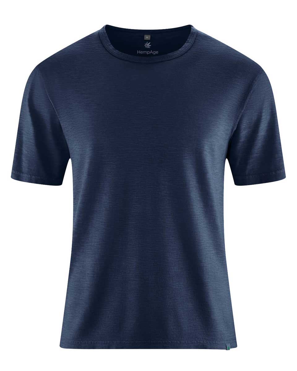 Camiseta hombre mezcla de cáñamo en tejido slub - Imagen 4