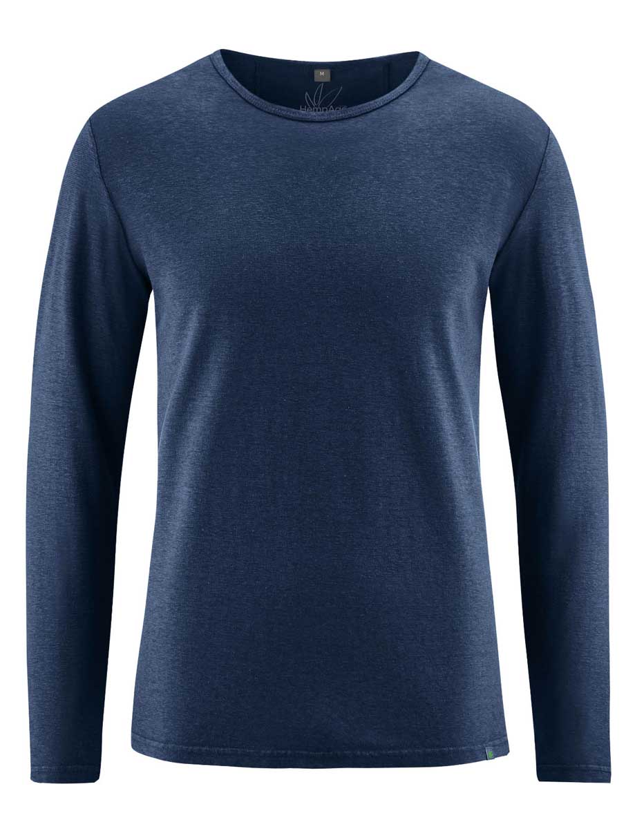 Camiseta lisa manga larga hombre 100% ecológica - Imagen 6