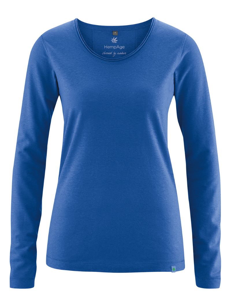 Camiseta manga larga escote redondo ecológica mujer - Imagen 5