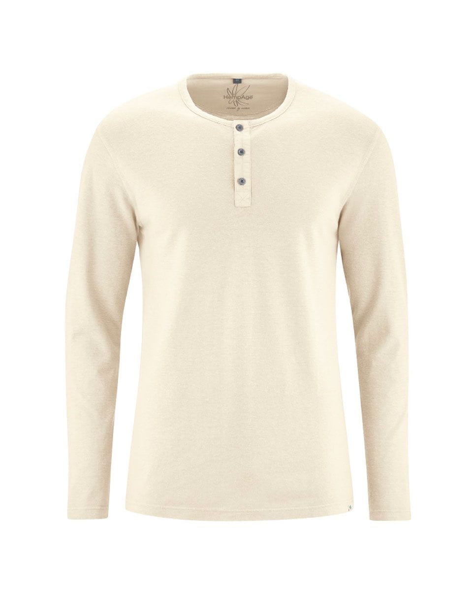 Camiseta manga larga hombre con botones - Imagen 5