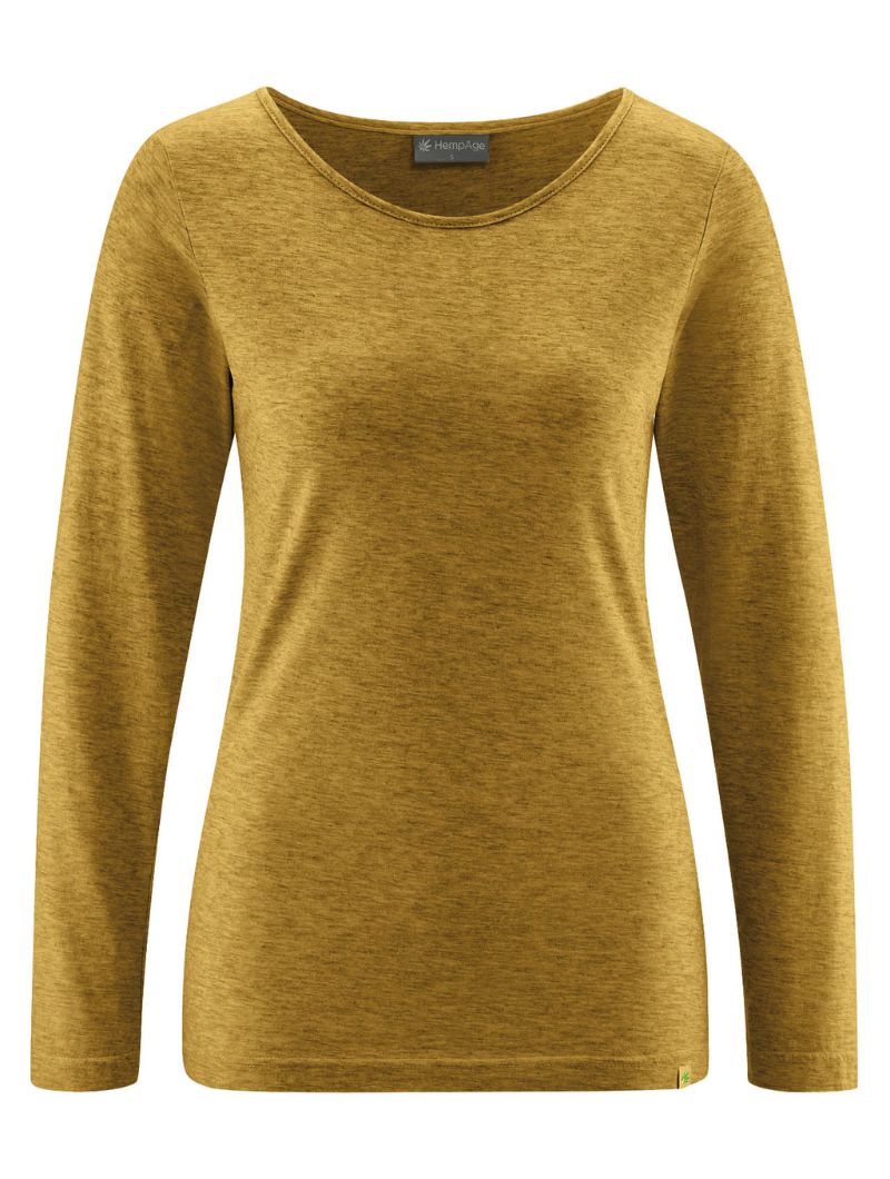 Camiseta mujer manga larga de algodón ecológico - Imagen 3