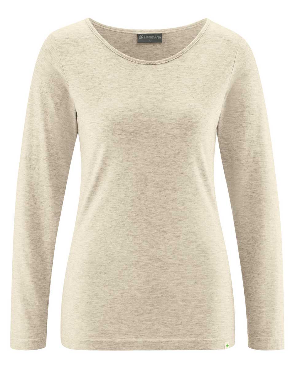 Camiseta mujer manga larga de algodón ecológico - Imagen 4