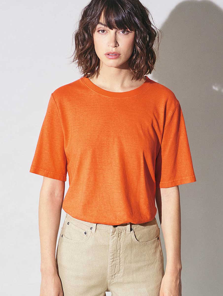 Camiseta oversize de manga corta ecológica para mujer - Imagen 3