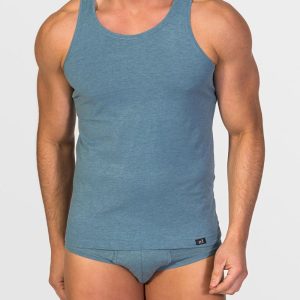 Camiseta tirantes hombre hilo de soja