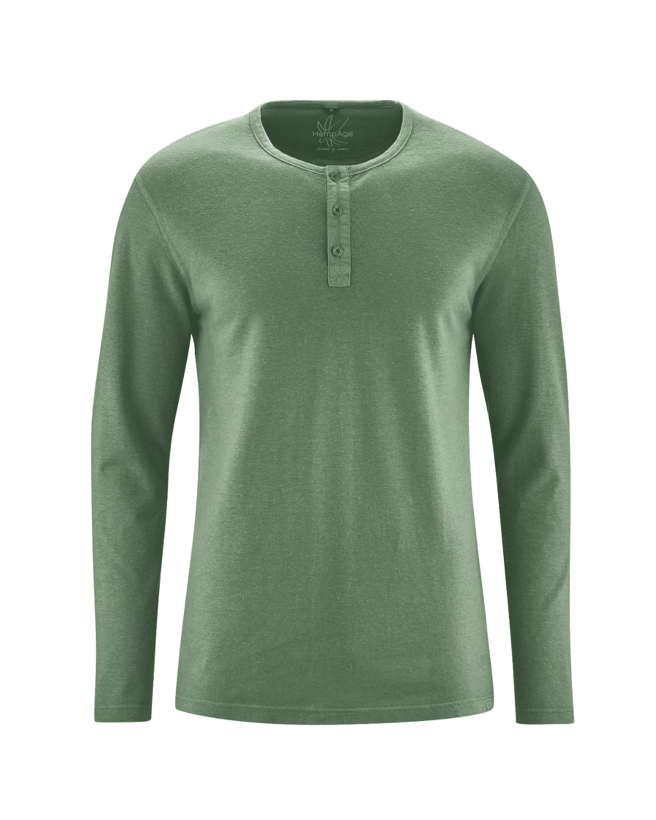 Camiseta manga larga hombre con botones - Imagen 8