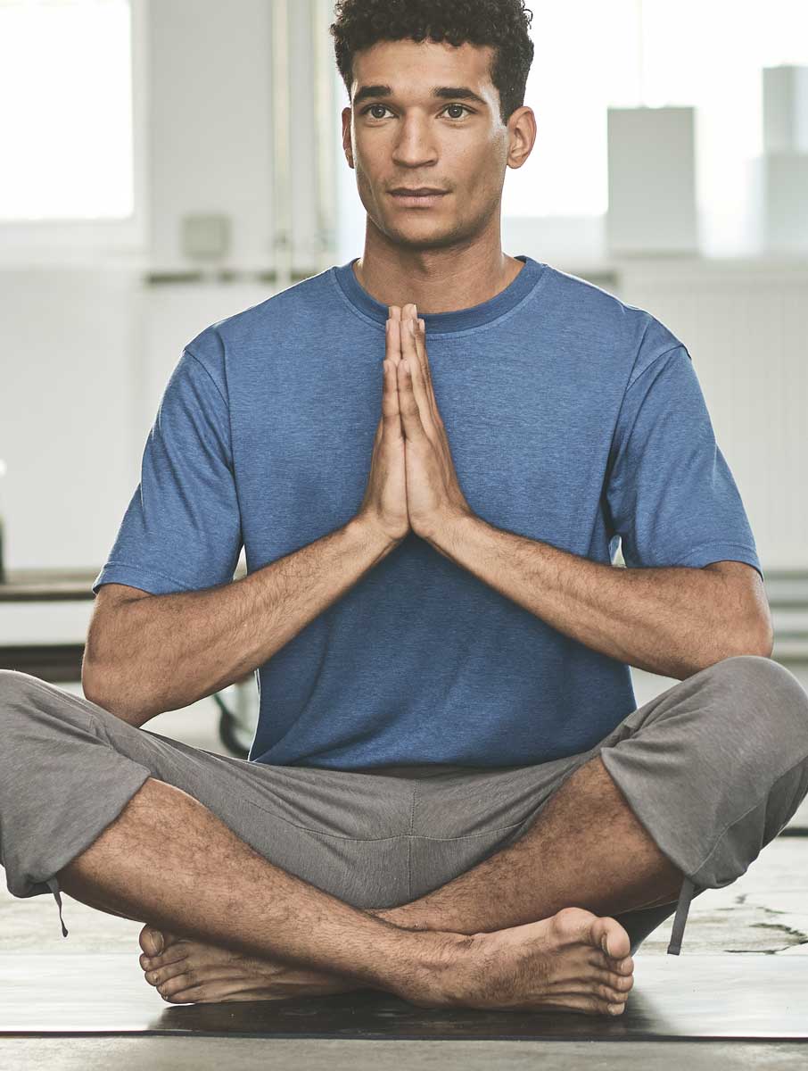 Camiseta yoga hombre de manga corta - Imagen 2