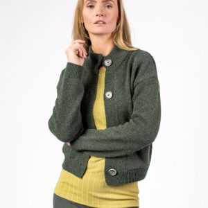 Cárdigan corto para mujer 100% lana