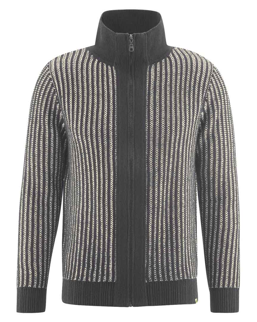 Cárdigan hombre de cáñamo y algodón orgánico reciclado - Imagen 5