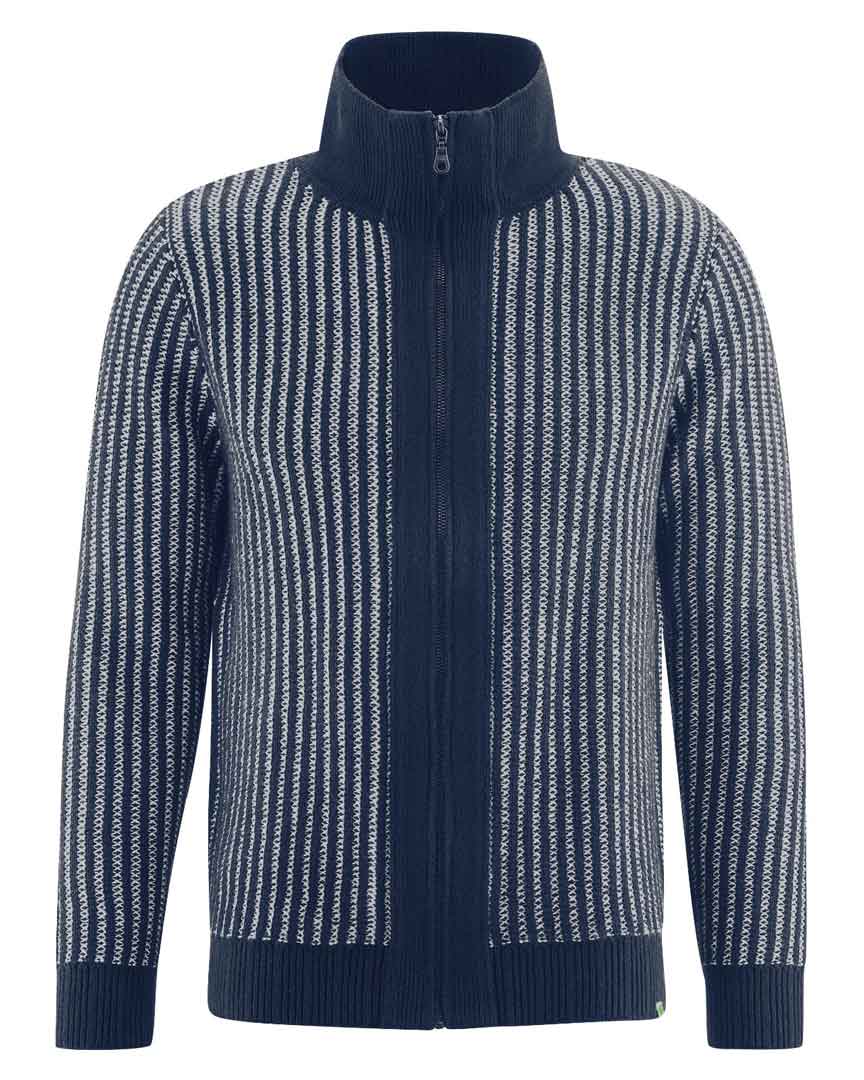 Cárdigan hombre de cáñamo y algodón orgánico reciclado - Imagen 6