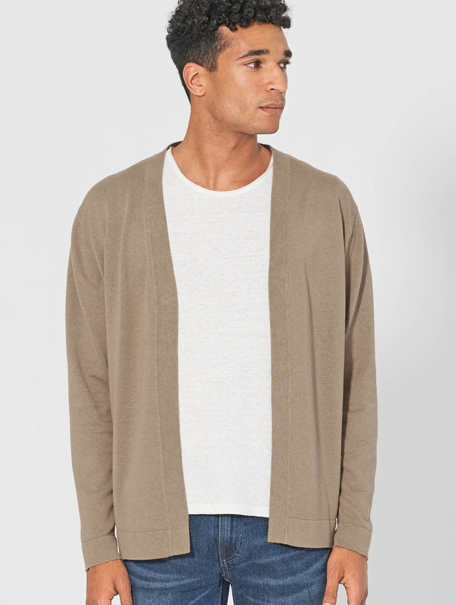 Chaqueta de punto hombre sin botones ecológica - Imagen 3