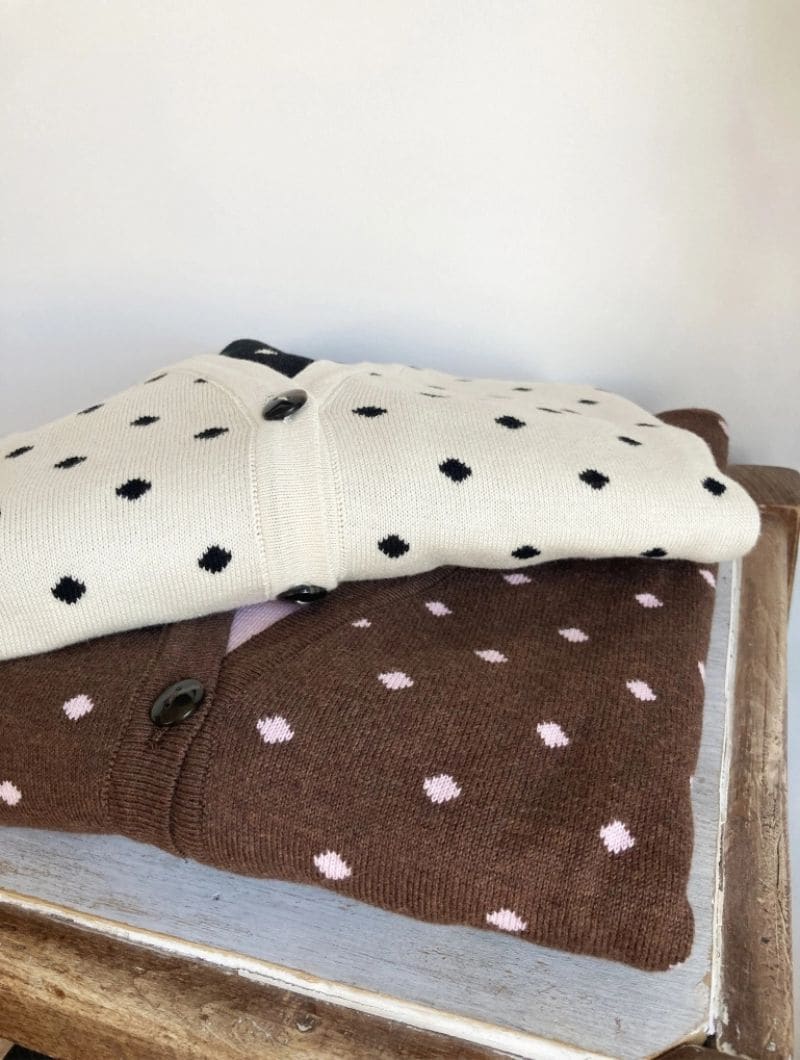 Cardigan oversize beige de manga kimono - Imagen 6