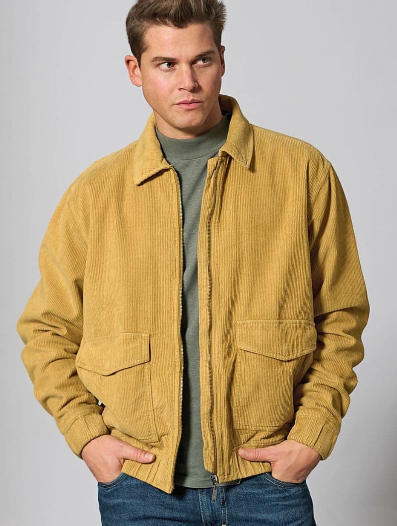 Cazadora de pana hombre de cáñamo y algodón orgánico - Imagen 3