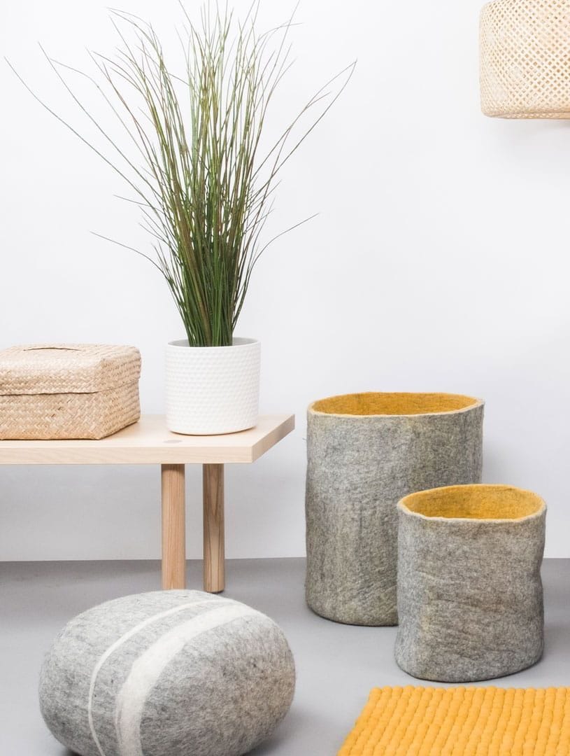 Cesta almacenaje de fieltro multiusos - Imagen 4