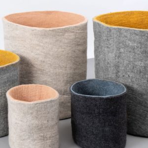 Cesta almacenaje de fieltro multiusos