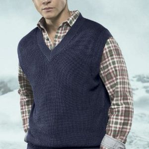 Chaleco para hombre de cáñamo y algodón orgánico