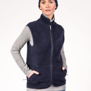 Chaleco polar mujer 100% algodón orgánico