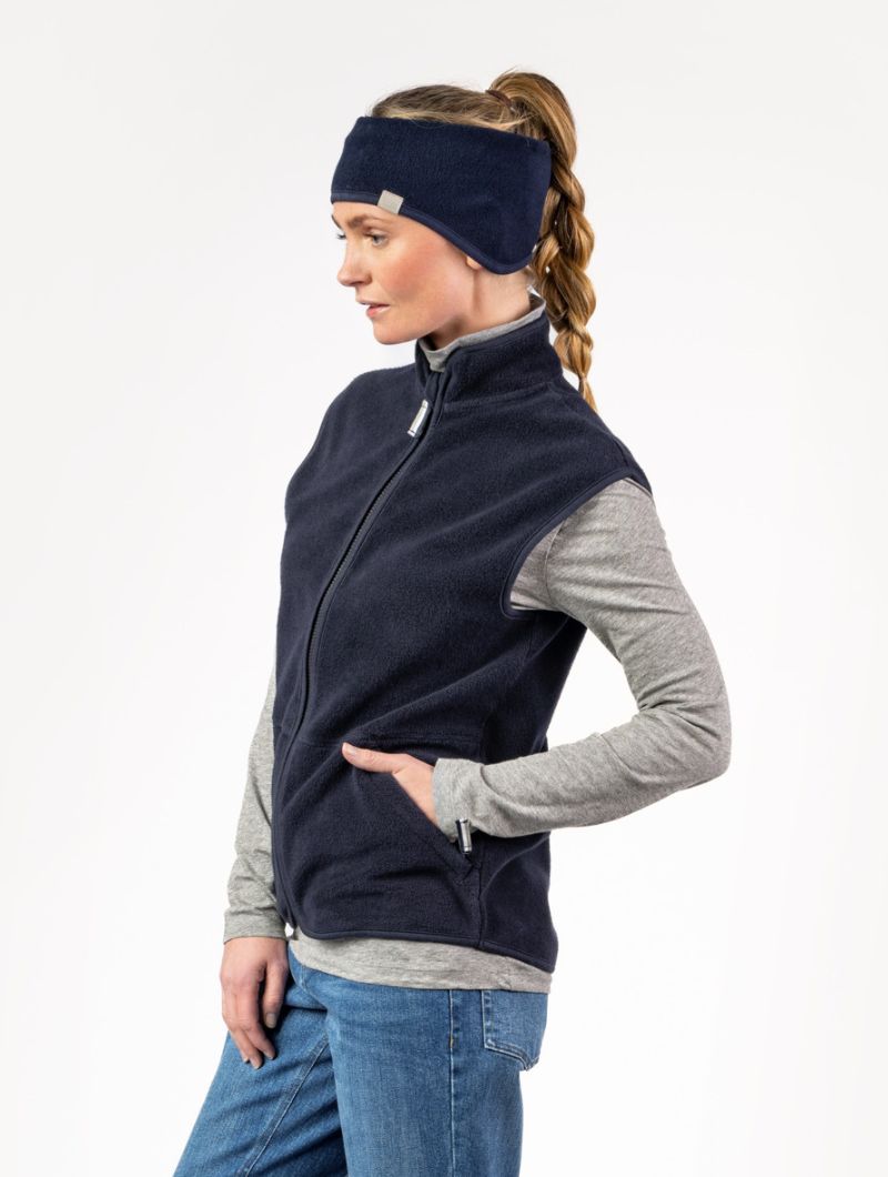 Chaleco polar mujer 100% algodón orgánico - Imagen 3