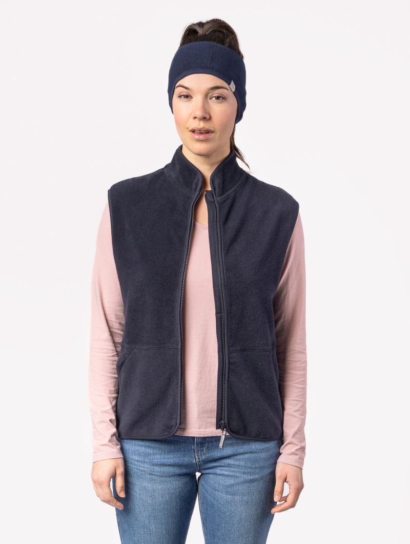Chaleco polar mujer 100% algodón orgánico - Imagen 5
