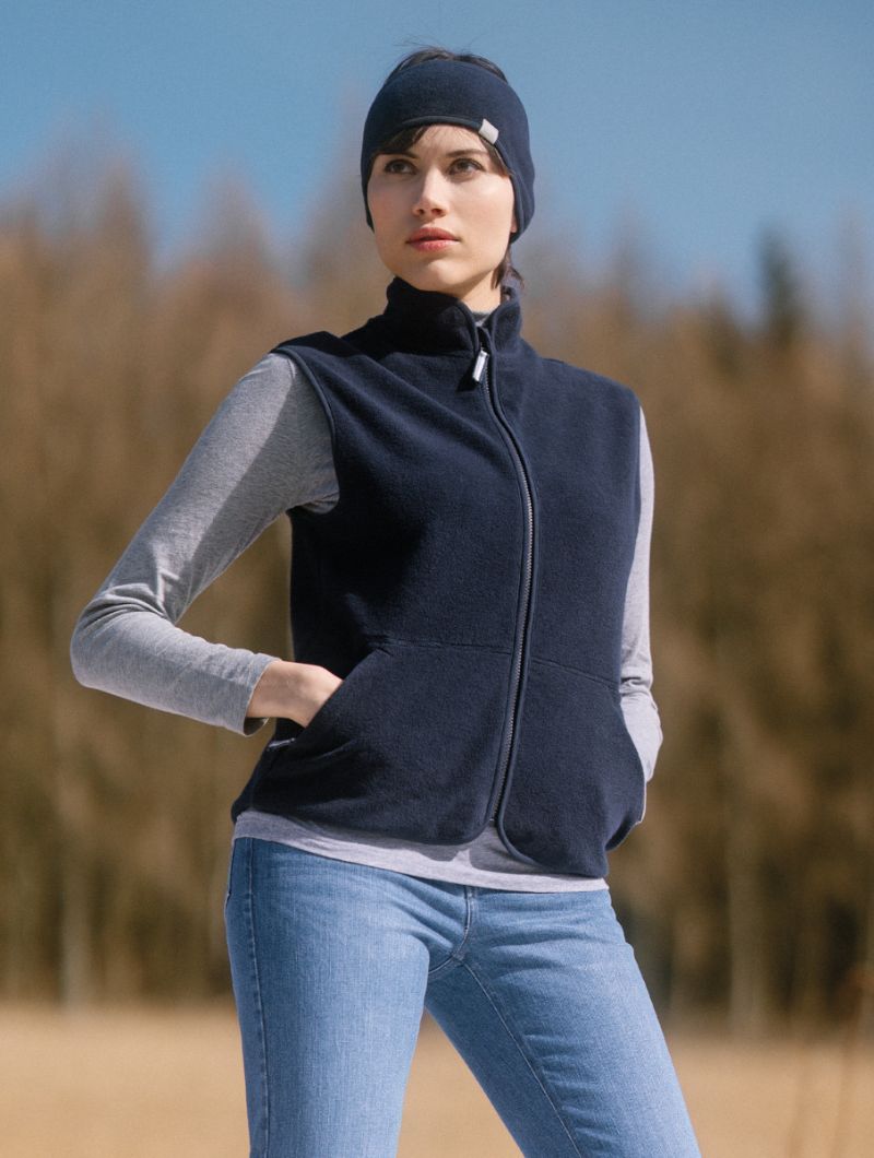 Chaleco polar mujer 100% algodón orgánico - Imagen 6