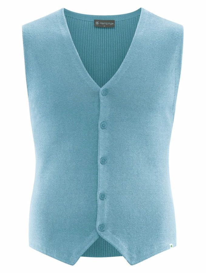 Chaleco punto hombre con botones - Imagen 4