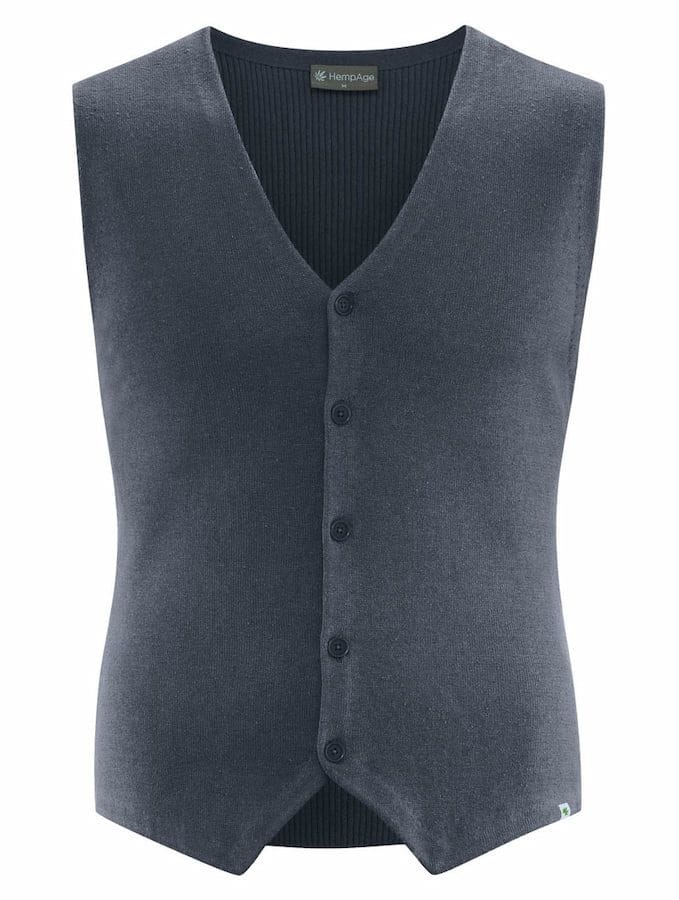 Chaleco punto hombre con botones - Imagen 5