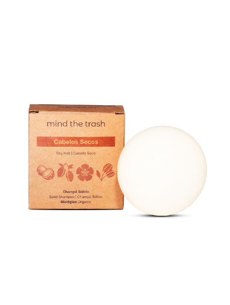 Champú sólido natural para cabello seco