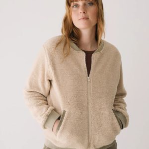 Chaqueta bomber de borreguito 100% algodón orgánico